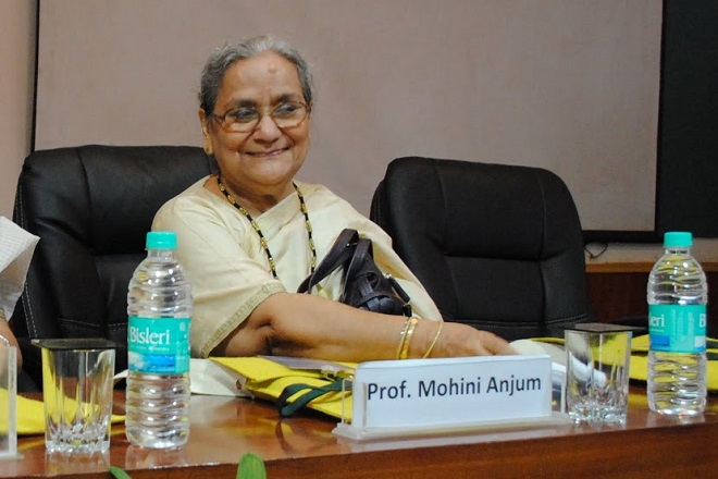 Prof. Mohini Anjum, a former professor in the Department of Sociology, served as an officiating vice-chancellor of Jamia Millia Islamia in 2004. (Photo: Ridhima Bahl)