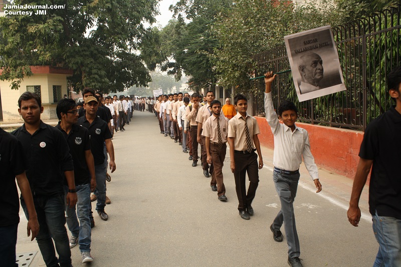 Jamia Millia Islamia commemorated the Birth Anniversary of Sardar Vallabhbhai Patel’ on ‘Rashtriya Ekta Divas’ on Oct. 31, 2014 (Photo Courtesy JMI)